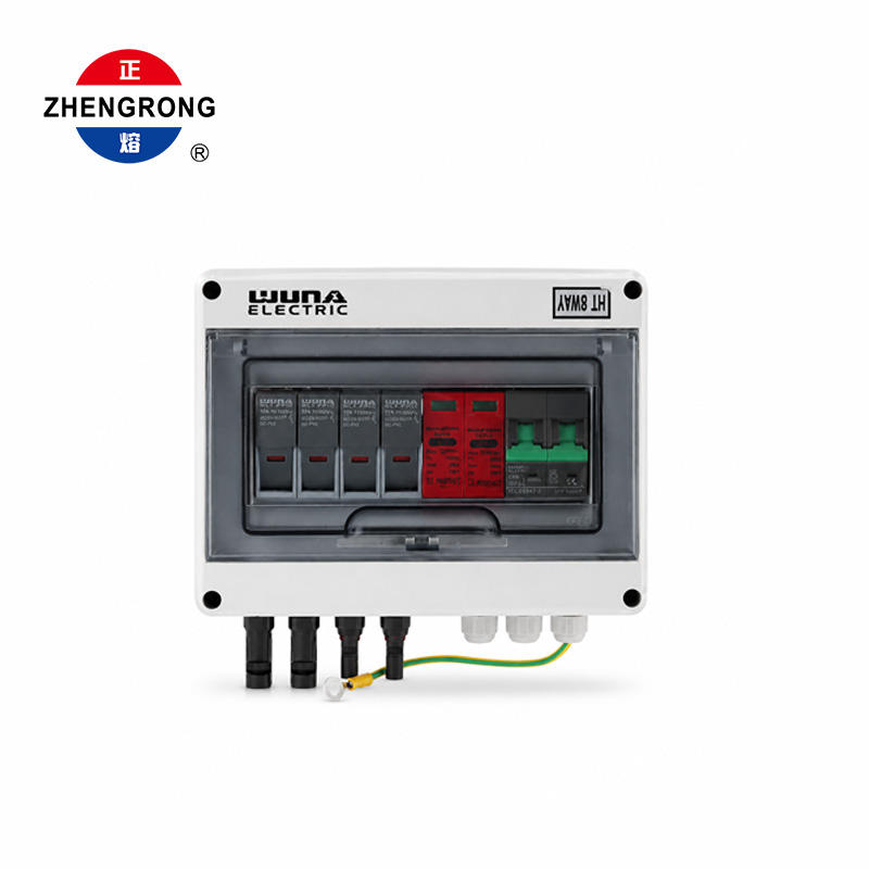 CE-sertifikaadiga 2-stringiline PV DC kombainekast