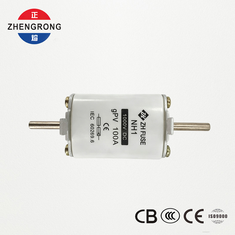 PV DC kaitse NH1 100A 1000V | CE & IEC 60269.6 Päikesepaneelide jaoks heaks kiidetud