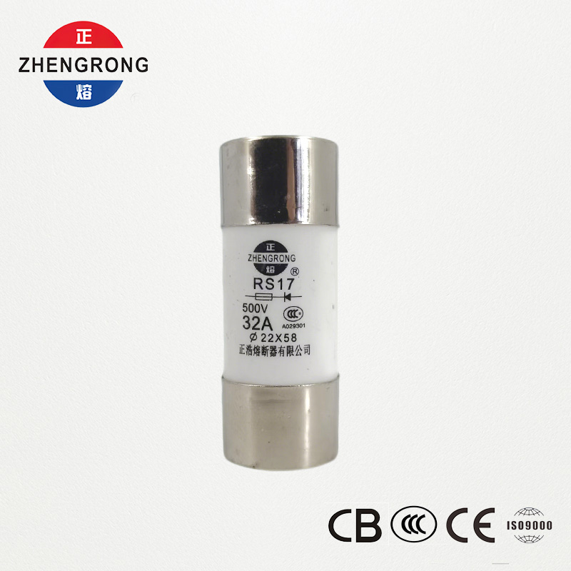 RS17 32A 500V silindriline kiiretoimeline kaitse | 22*58mm | CCC sertifitseeritud