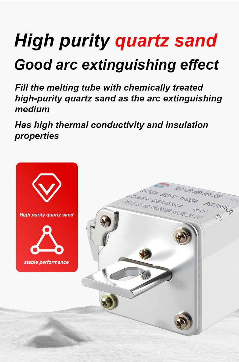 RS76A 600V 100A BC100KA kaitsmeühendused